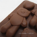 Chocolate mould-Bear and heart